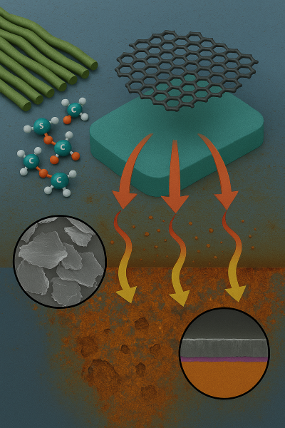 Lớp phủ epoxy chứa graphene biến tính bằng polyetheramine cải thiện khả năng chống ăn mòn
