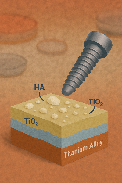 Đánh giá khả năng chống mài mòn của lớp phủ composite hydroxyapatite trên hợp kim titanium Ti-6Al-4V sau xử lý nhiệt