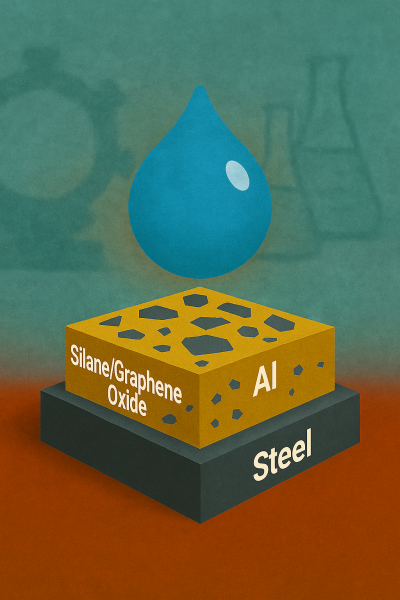 Tăng cường khả năng chống ăn mòn của nhôm bằng lớp phủ siêu kỵ nước silan/graphene oxide