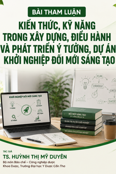 Kiến thức và kỹ năng trong xây dựng, điều hành và phát triển dự án khởi nghiệp đổi mới sáng tạo