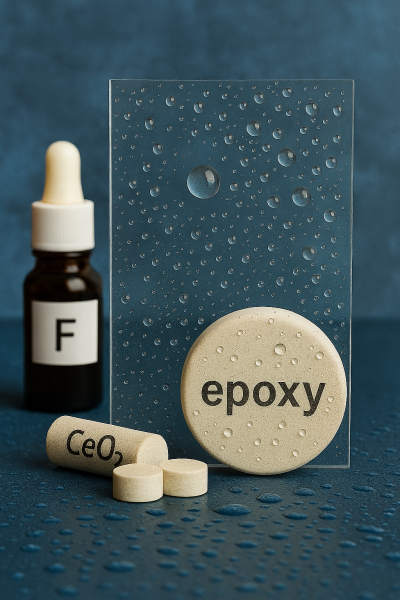 Sơn epoxy gốc nước có tính kỵ nước cao nhờ chất biến tính fluor hóa ở nồng độ thấp