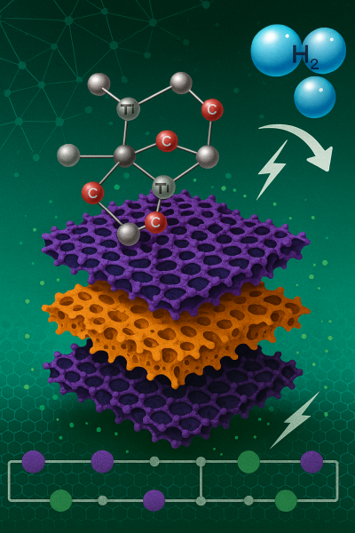 Xây dựng kiến trúc nano 3D đan xen từ MXene, graphitic carbon nitride và graphene nhằm nâng cao hiệu suất điện hóa cho phản ứng tiến hóa hydro