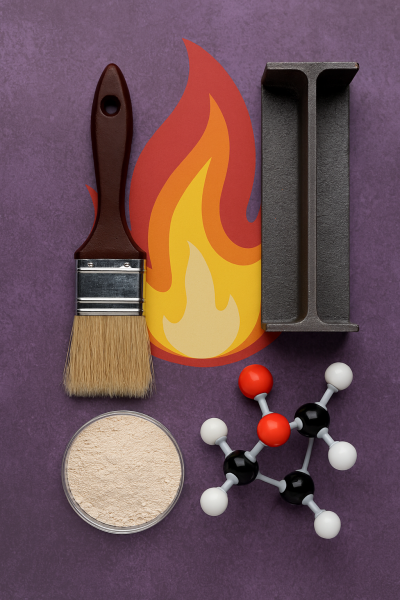 Tiền chất mới cải tiến cho sơn chống cháy trương nở: lớp phủ cách nhiệt cho kết cấu thép